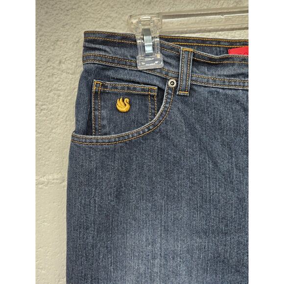 Vtg Gloria Vanderbilt Jeans Womens 10 Blue Denim High Rise Swan 80s 90s Normcore - Picture 8 of 8